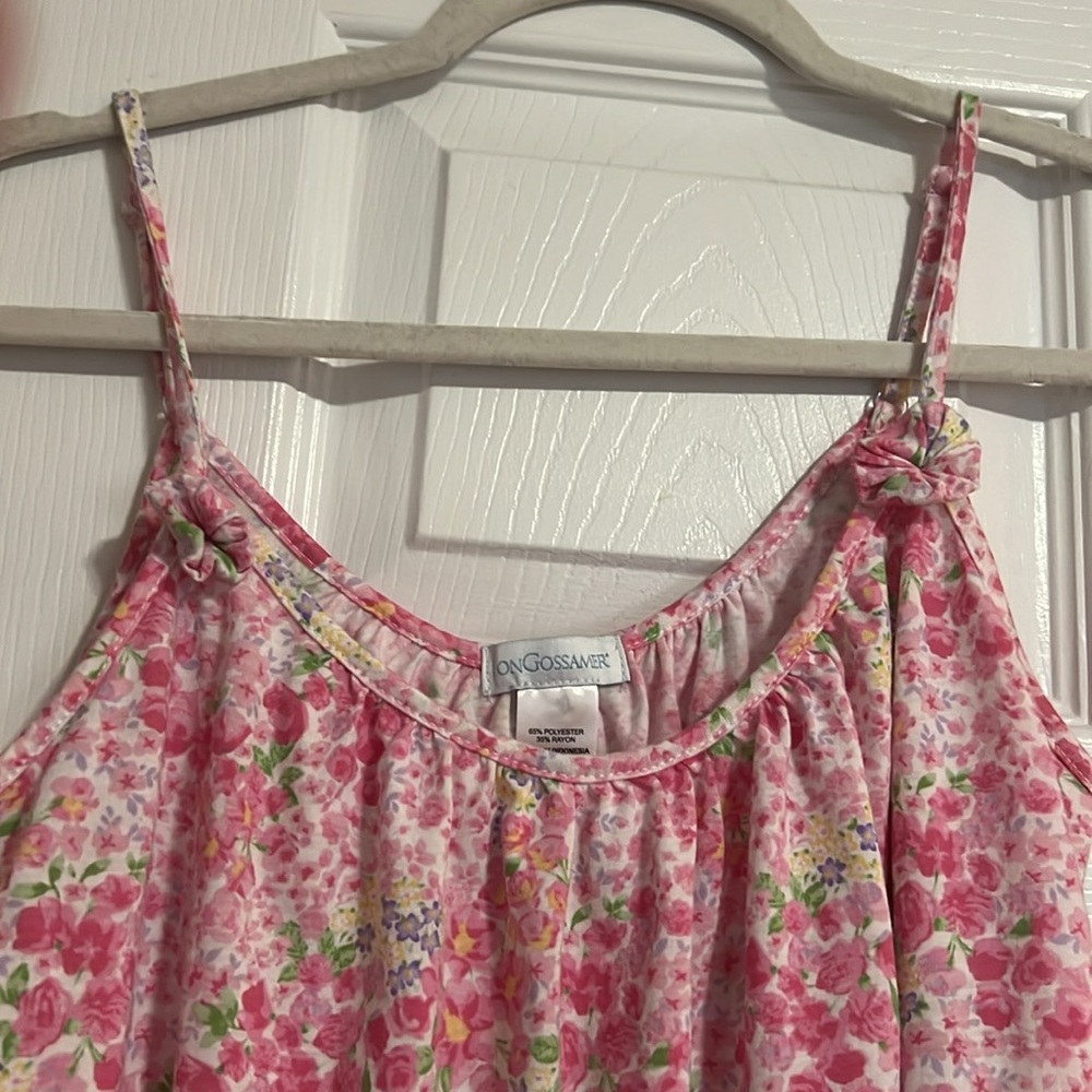 On Gossamer Pink Floral Pajama Set - Picture 3 of 5